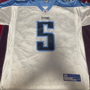 Titans Kerry Collins jersey Sz Large Reebok