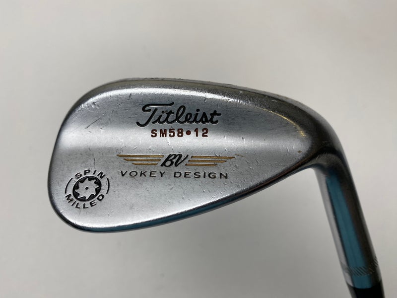 Titleist 2009 Vokey Spin Milled Chrome Lob Wedge LW 58* 12 Bounce DG RH
