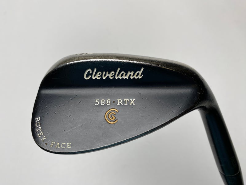 Cleveland 588 RTX Black Pearl 56* 14 True Temper Dynamic Gold Wedge Steel RH