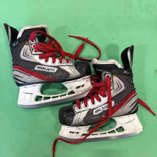Used Junior Bauer Vapor X1.0 Hockey Skates (Regular) - Size: 1.0