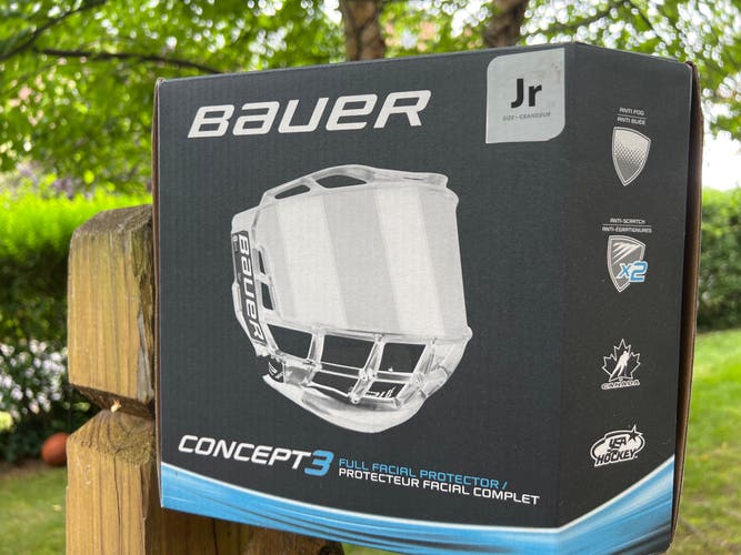NEW Bauer Junior Concept 3 Full Shield