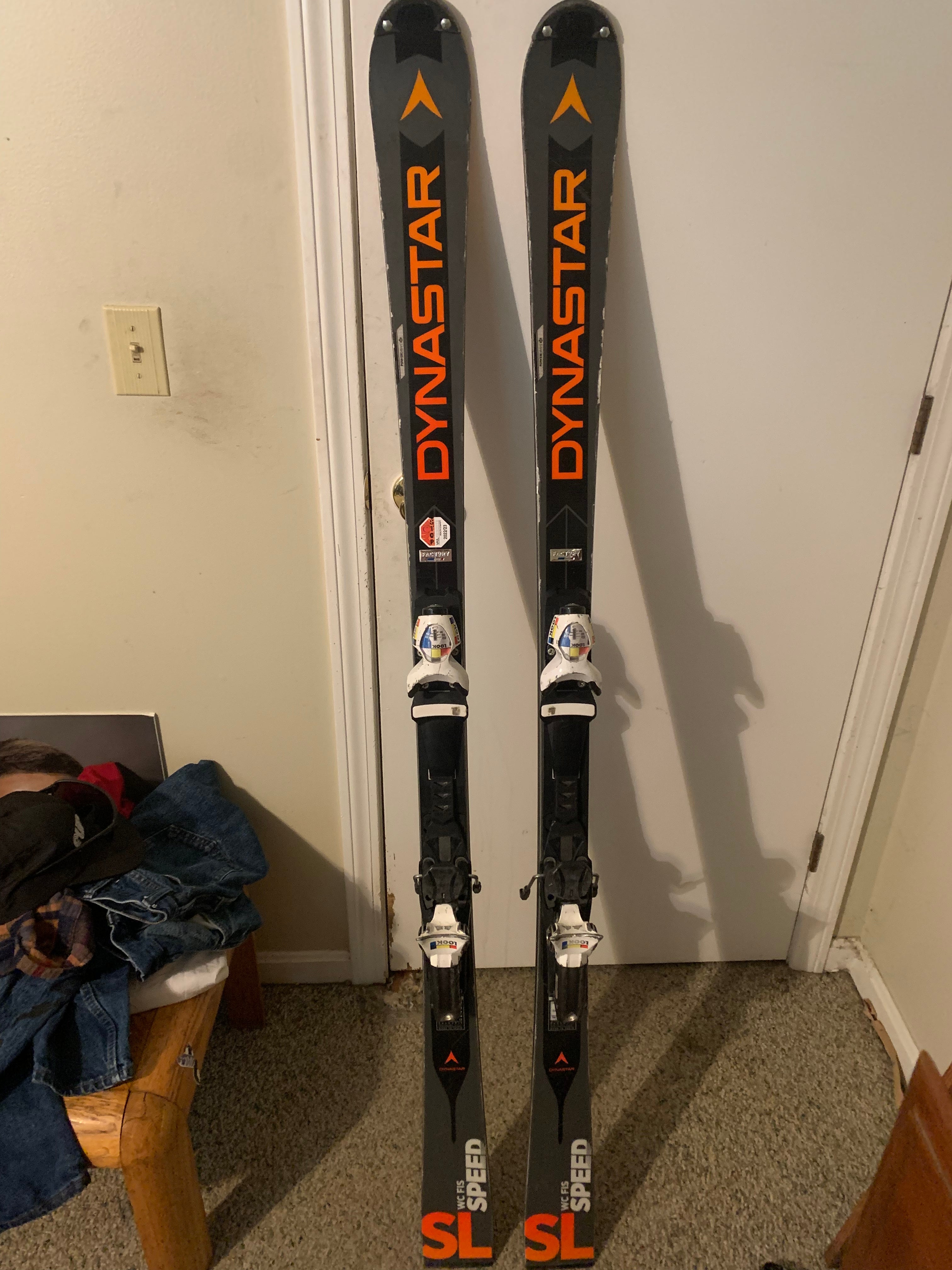 New Dynastar 165 cm Racing Speed WC FIS SL Skis With Bindings