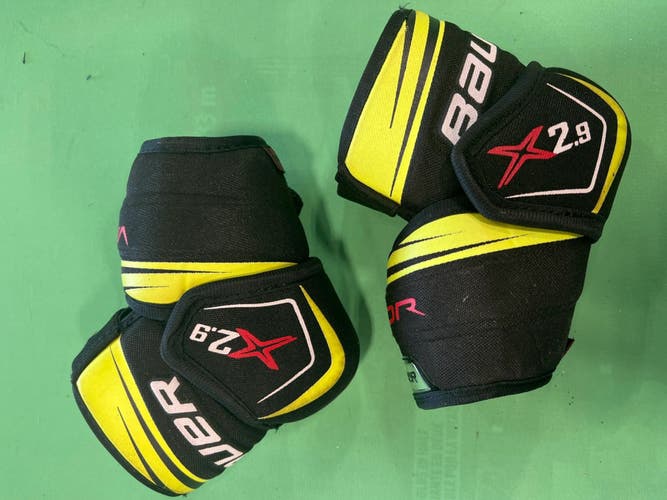 Used Junior Bauer Vapor X2.9 Hockey Elbow Pads (Size: Small)
