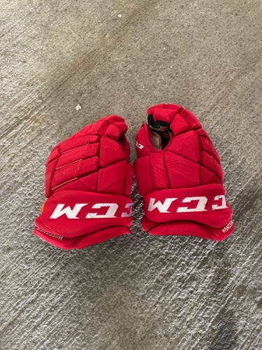 Used CCM Pro Model Gloves 13" Pro Stock