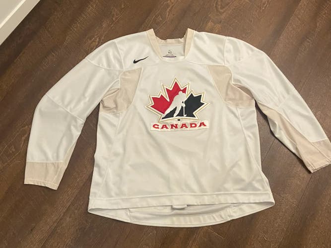 Men's Nike Team Canada IIHF White Practice Jersey - Size 62/XXL