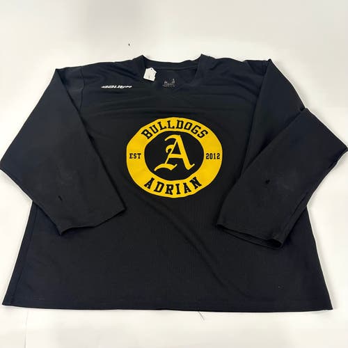 Used Black Bauer Adrian College Practice Jersey | Senior Medium | A1006