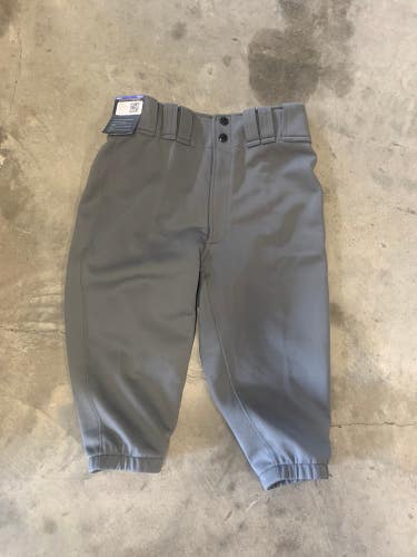 Gray Adult Men's New Small Mizuno Game Pants
