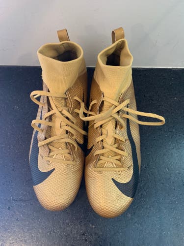 Gold Nike Untouchable cleats - 10.5