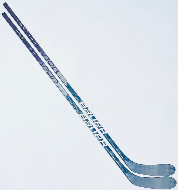 New 2 Pack Custom Maroon Bauer Vapor Hyperlite Hockey Stick-LH-Pastrnak Pro Curve-82 Flex