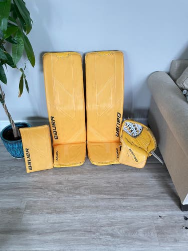Bauer Pro Stock Mach XL Goalie Full Set