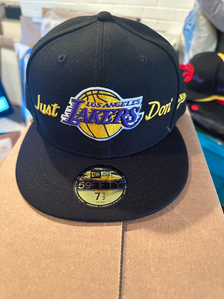 Los Angeles Lakers Just Don hat 5950 (all sizes)-very limited edition NWT