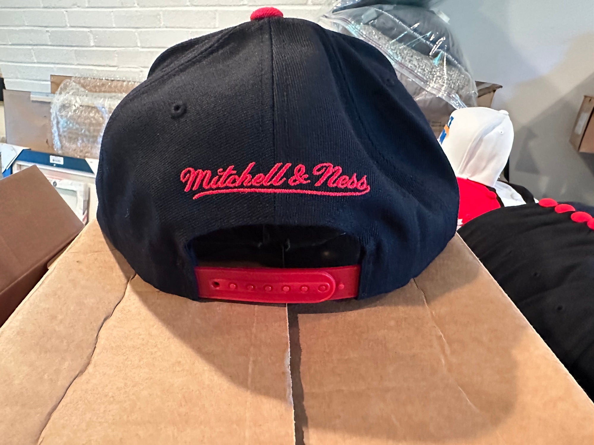 Mitchell & Ness NBA Retro Pinstripe Snapback Hwc Chicago Bulls