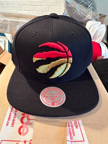 Toronto Raptors Claw Gold Dip hat-NWT Mitchell & Ness