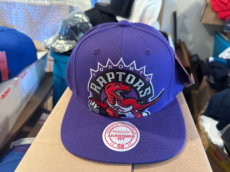 Baseball Cap Raptors Snapback Hat Toronto Raptors Purple Oversize