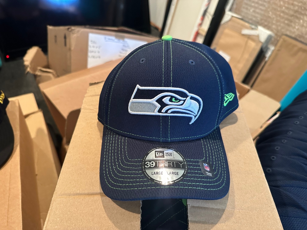Seattle Seahawks Flexfit Hat-NWT 3 different sizes