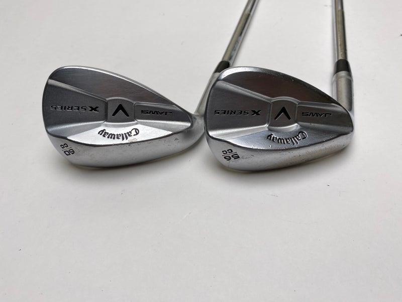 Callaway X Series Jaws Chrome Wedge Set 56* 12 | 60* 8 X Series