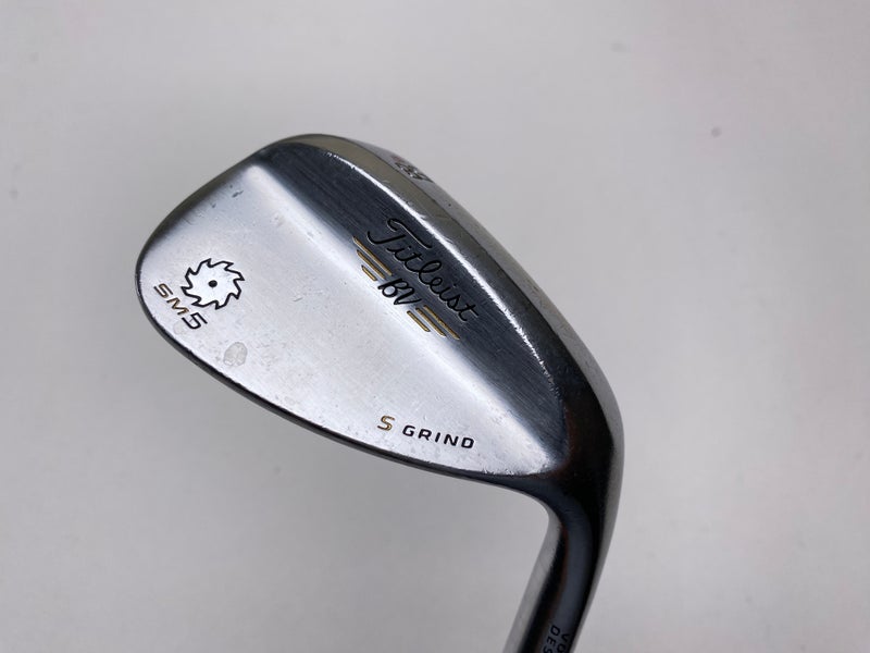 Titleist Vokey SM5 Tour Chrome 58* 7 Bounce S-Grind Wedge Steel