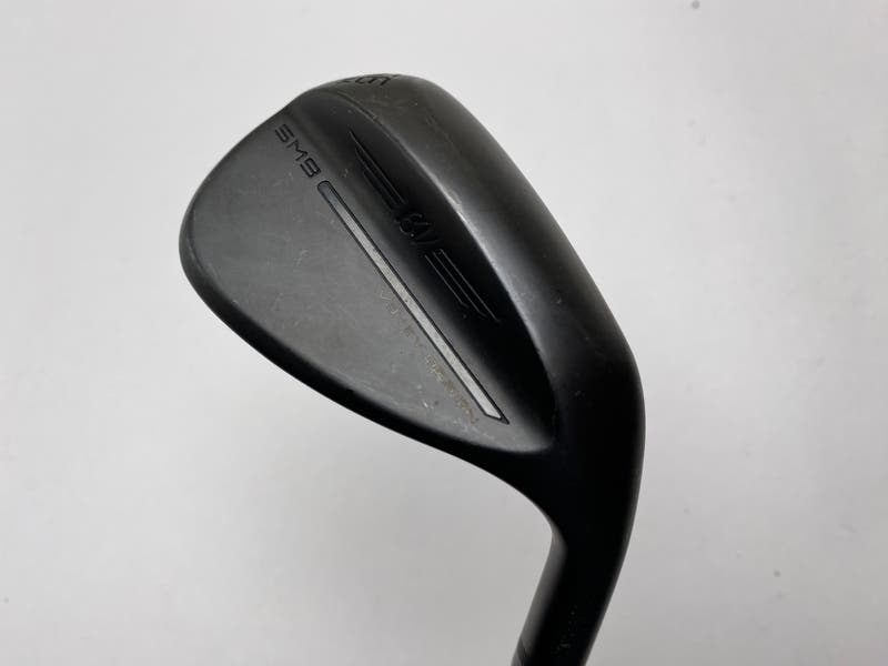 Titleist Vokey SM9 Jet Black 56* 8 Bounce M-Grind Wedge Steel Mens