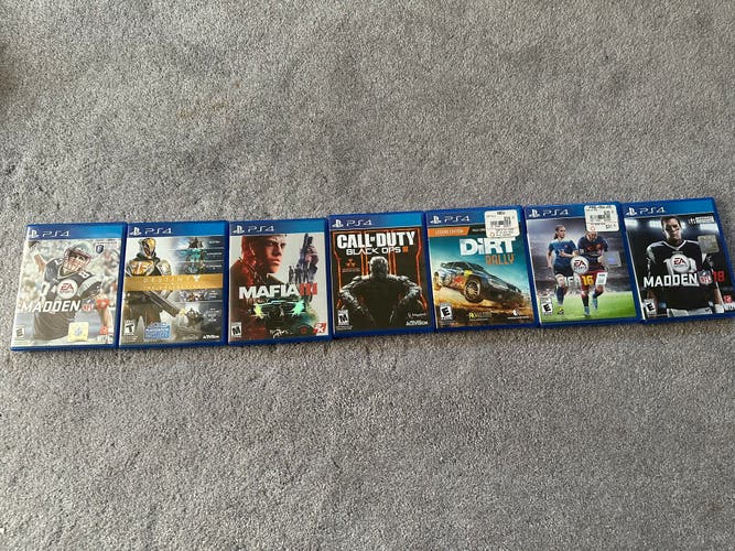 PS4 video games