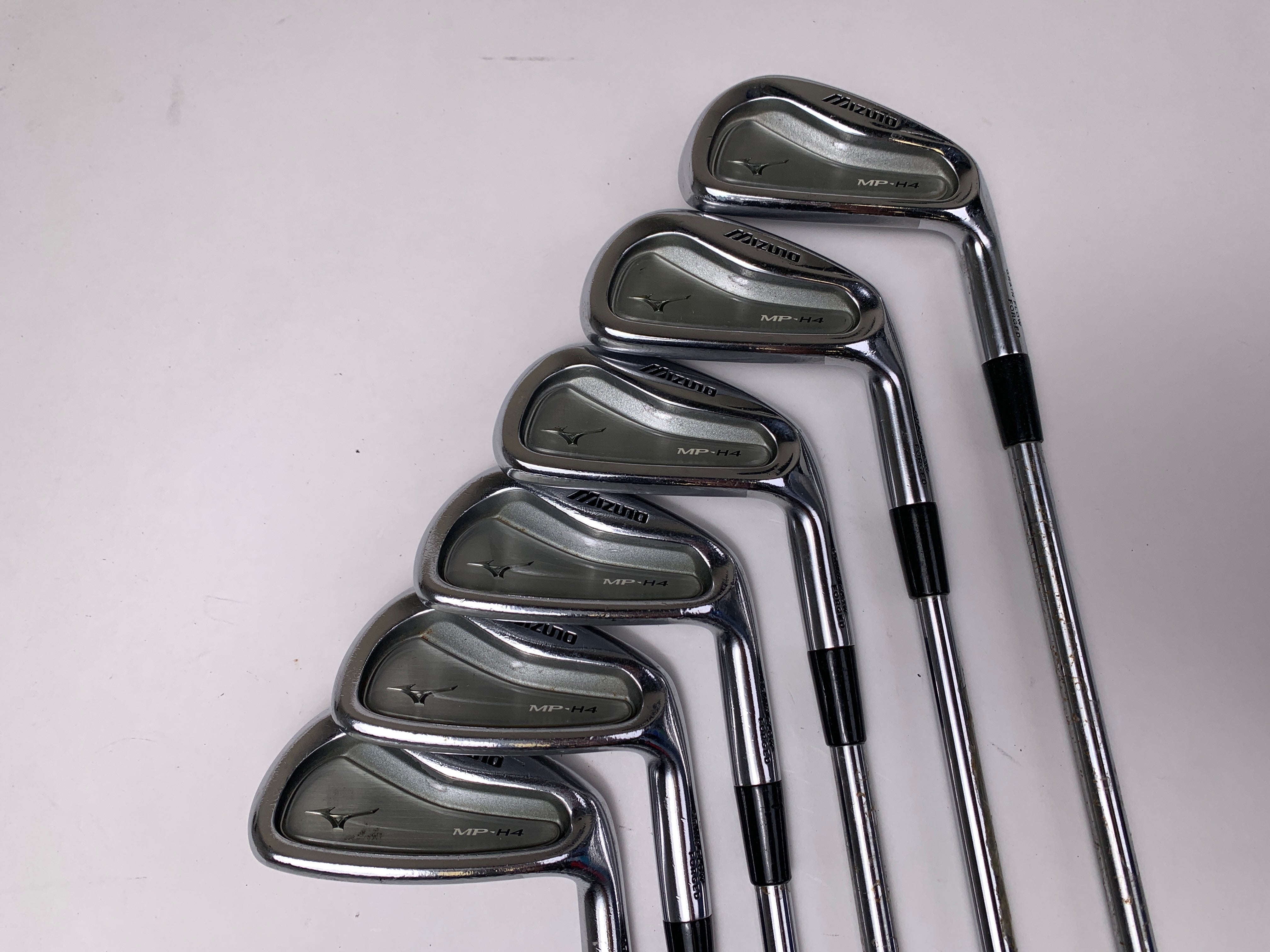 Mizuno MP-H4 Iron Set 3-PW KBS Tour 120g Stiff Steel Mens RH