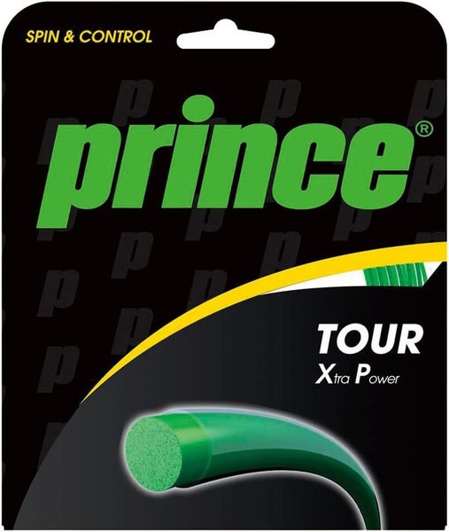 Prince Tour XP Tennis String Set- 16 Gauge-Green