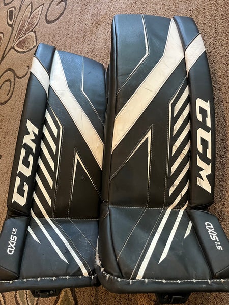 28" CCM Axis 1.5 Goalie Leg Pads Junior
