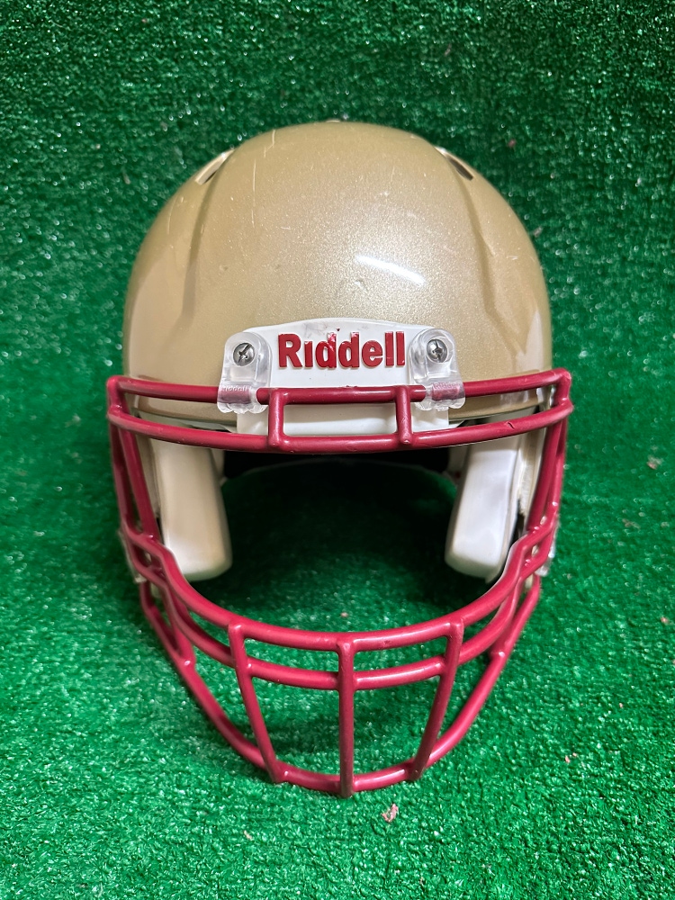 Adult Medium - Riddell Speed Football Helmet - Gold