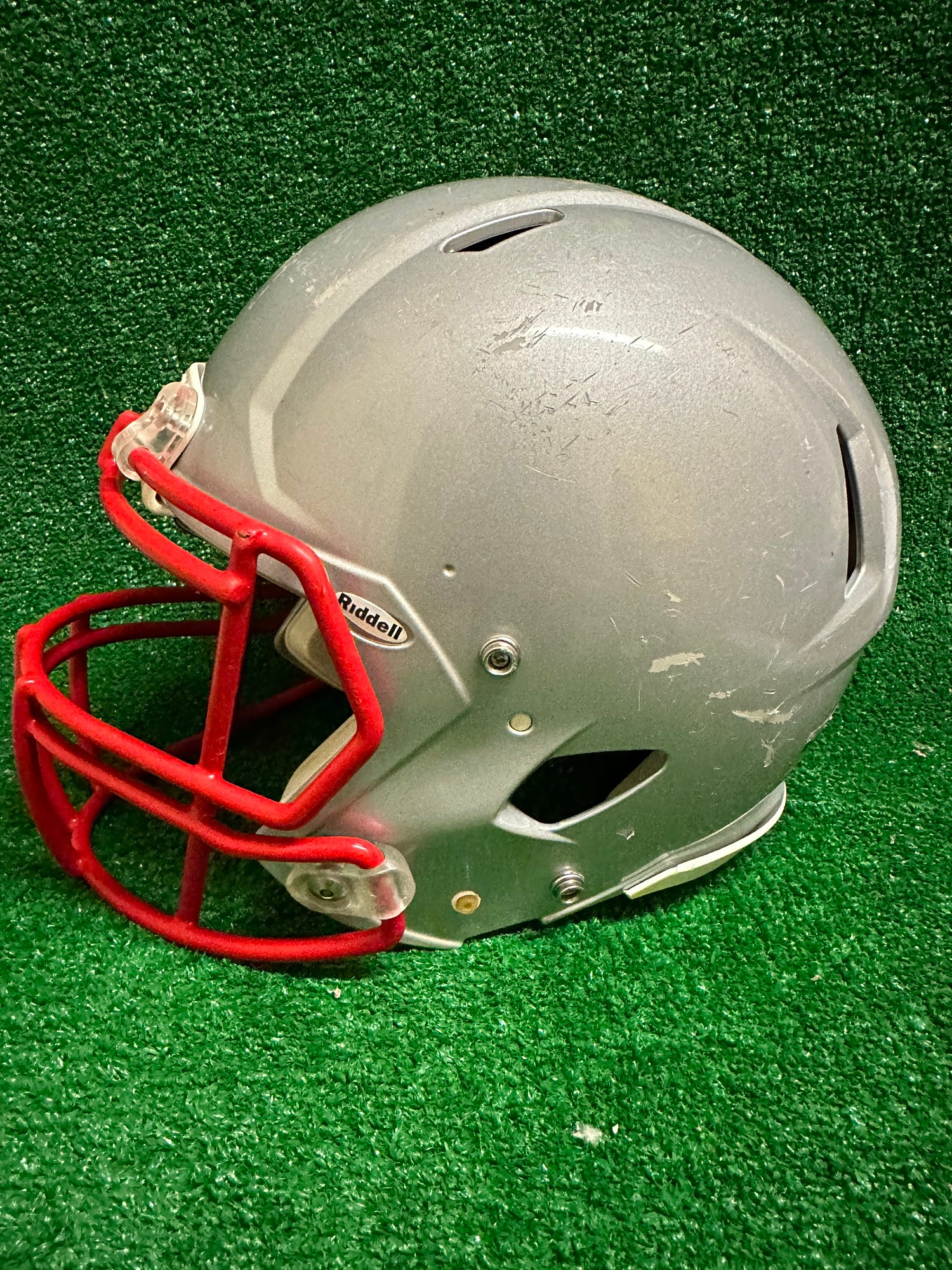 Riddell NFL Football Speed ​​Helmet - Silver for sale online