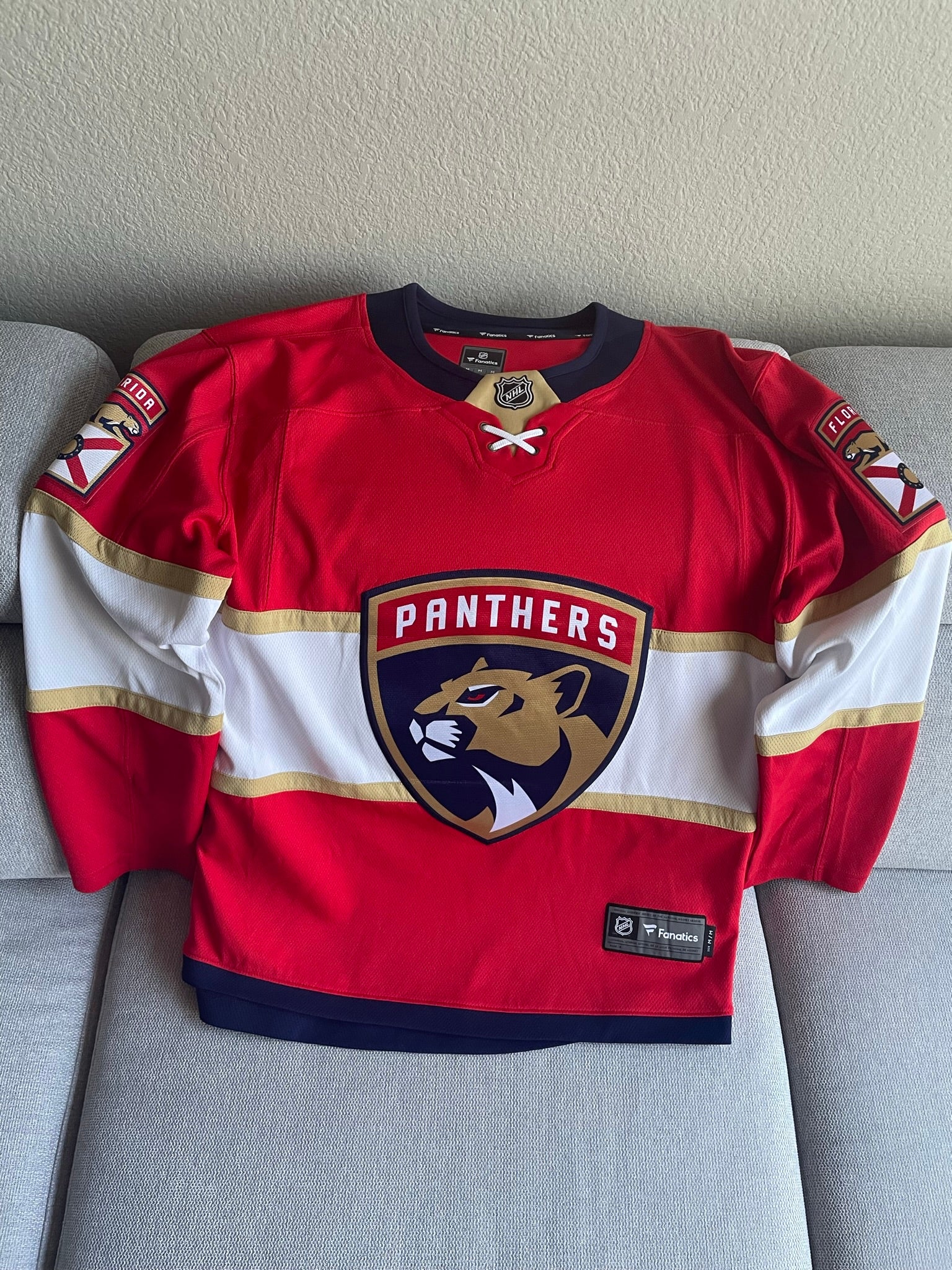 adidas Panthers Home Authentic Jersey - Red, Men's Hockey