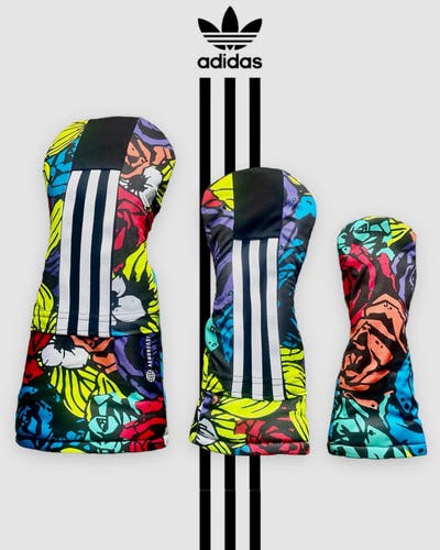 Adidas Floral Driver, Fairway Wood & Hybrid Head Cover