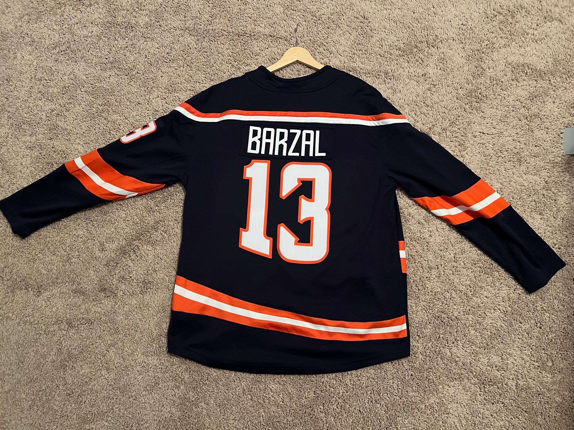 Mail day!!! Blank Islanders Reverse Retro 1.0. The team totally failed with  this one from a RR perspective but on its own, I like it more than the  standard home jersey 