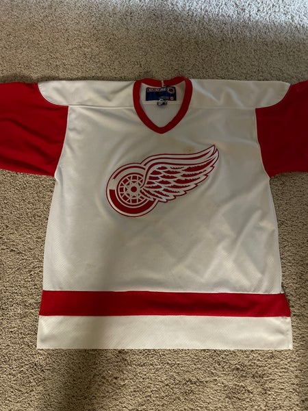 Vintage Detroit Red Wings NIKE NHL Street Hockey Jersey Adult 
