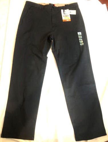 NWT • Men's DOCKERS Straight Fit Flex ULTIMATE CHINO Pants 38x32 STEELHEAD gray