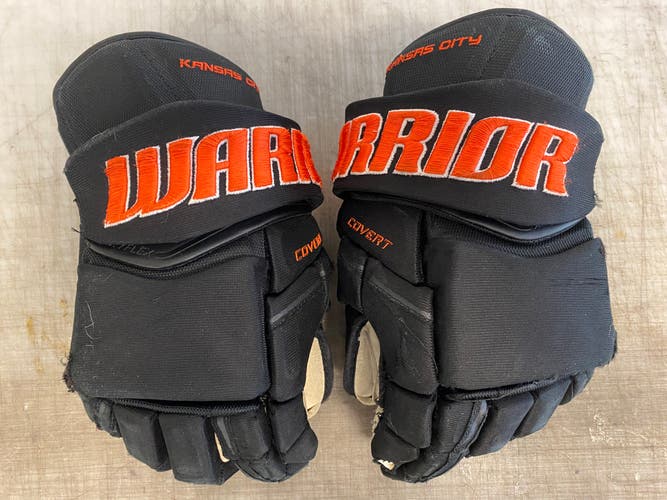 Warrior Covert Pro Stock Hockey Gloves 15" Black Orange 4158