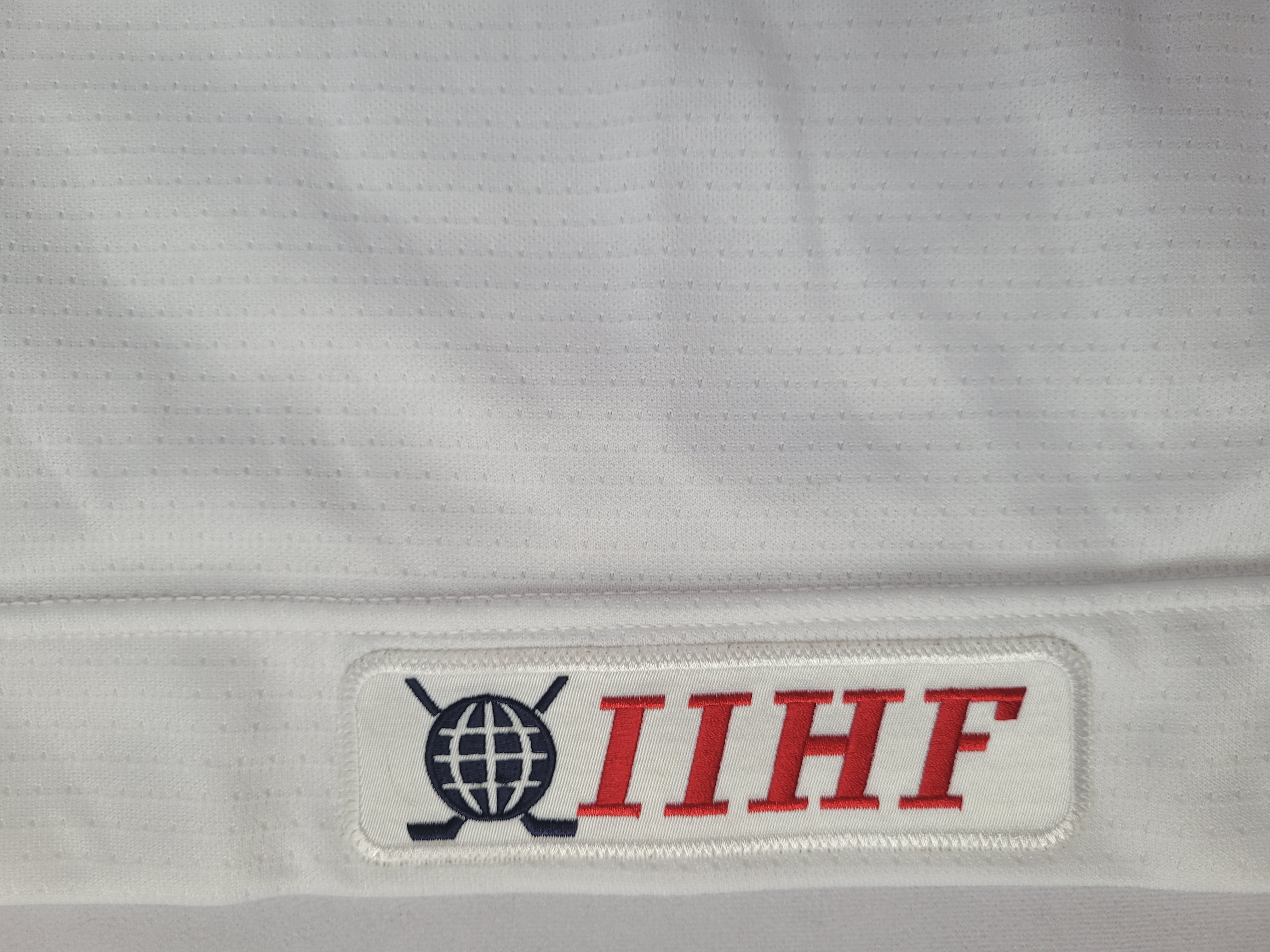 pro stock Finland Suomi IIHF sz 56 white practice jersey