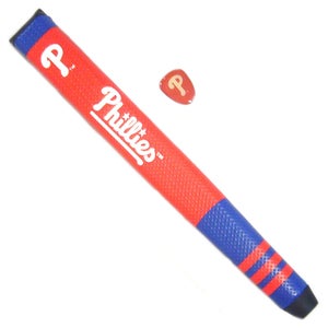 NEW Team Golf Philadelphia Phillies Red/Blue Jumbo Putter Grip w/Ball Marker
