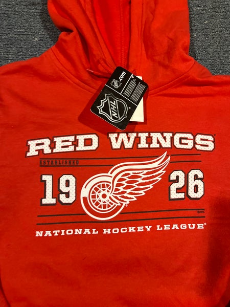 Adidas Men's Detroit Red Wings NHL Hockey League Hoodie Sweatshirt