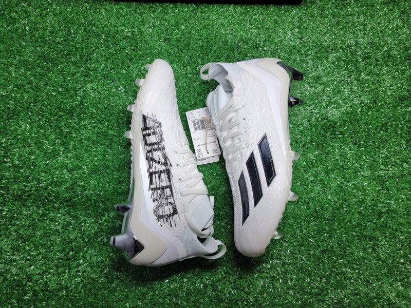 Adidas Adizero Primeknit White Football Cleats Men’s Size 9.5 - NEW