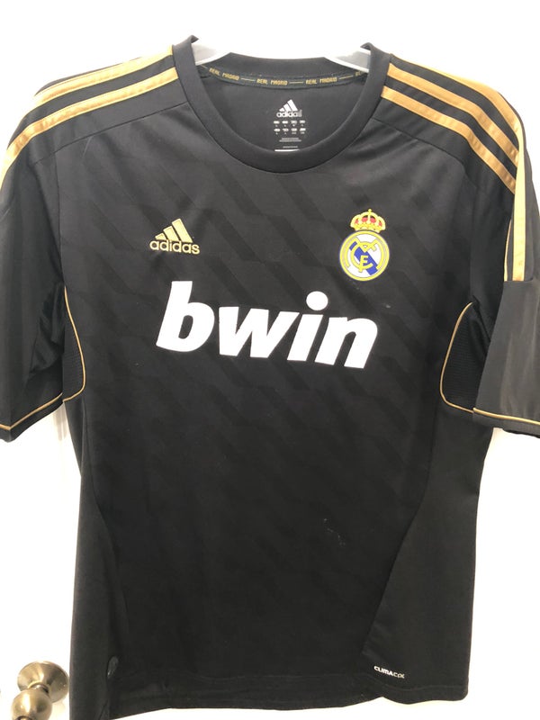 ADIDAS REAL MADRID 2020 `HAZARD`AWAY JERSEY BLUE/GOLD