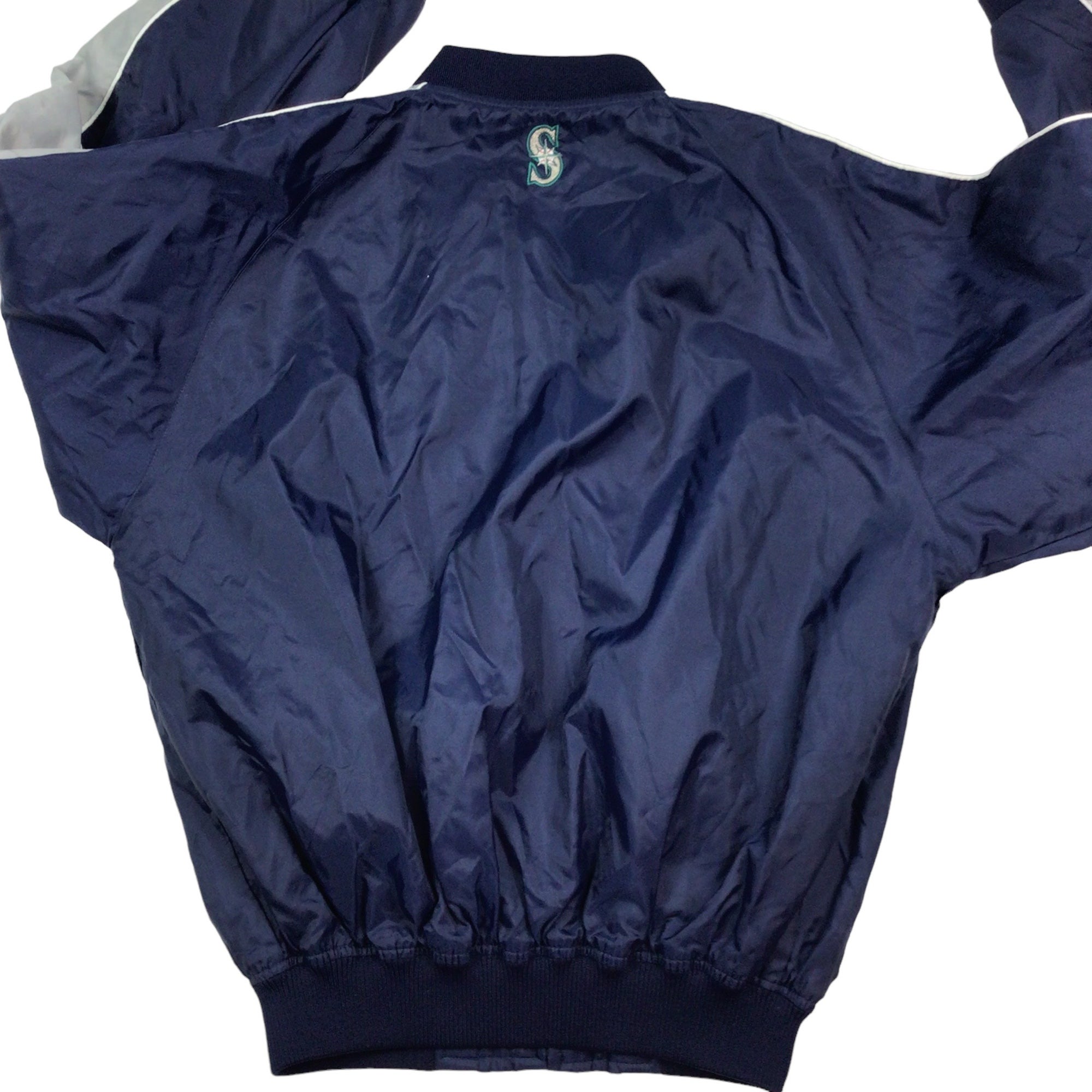 Vintage 90s Seattle Mariners MLB zip up jacket. Made in Korea. Pro