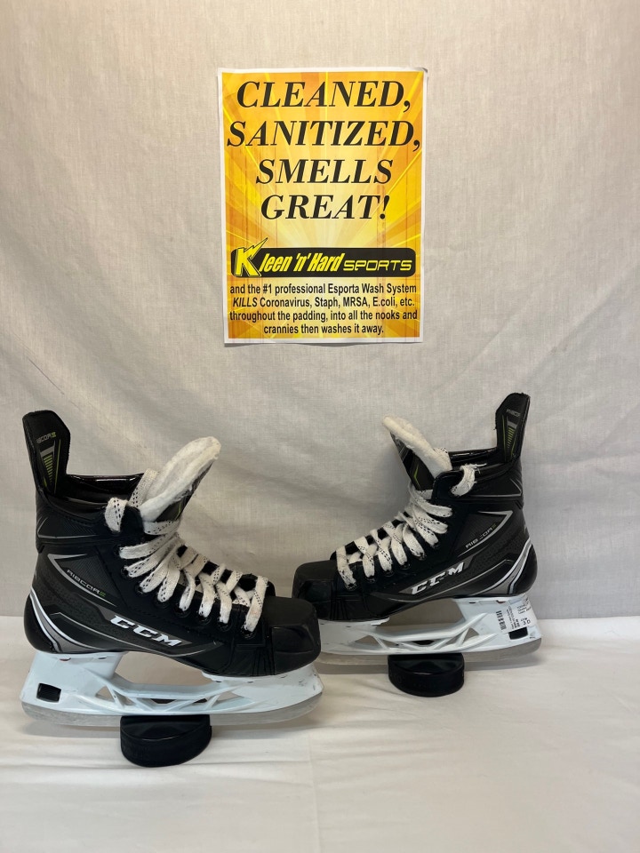 Used CCM RibCor 76K Junior Hockey Skates Size 3D