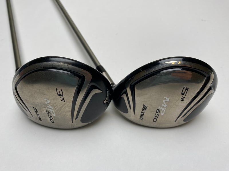 Mizuno MP 650 3 & 5 Fairway Wood Set 15* 18* Diamana Blue Regular Graphite RH
