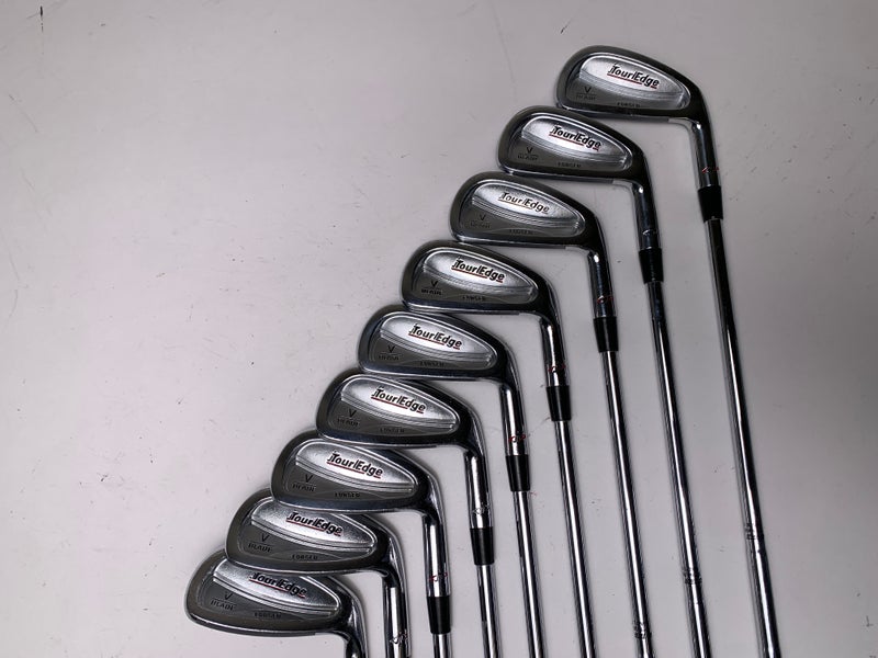 Tour Edge V-Blade Forged Iron Set 3-PW+SW True Temper Dynamic Gold S300 Stiff RH
