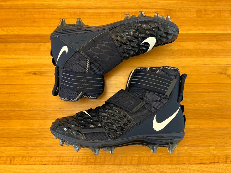 Nike force savage pro shark promo football cleats black size 13.5