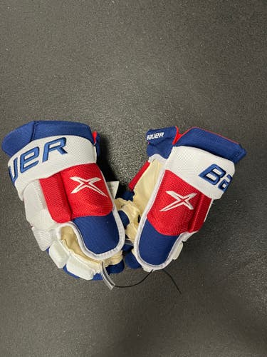 New Bauer Vapor Pro Team Gloves 14" Pro Stock RANGERS