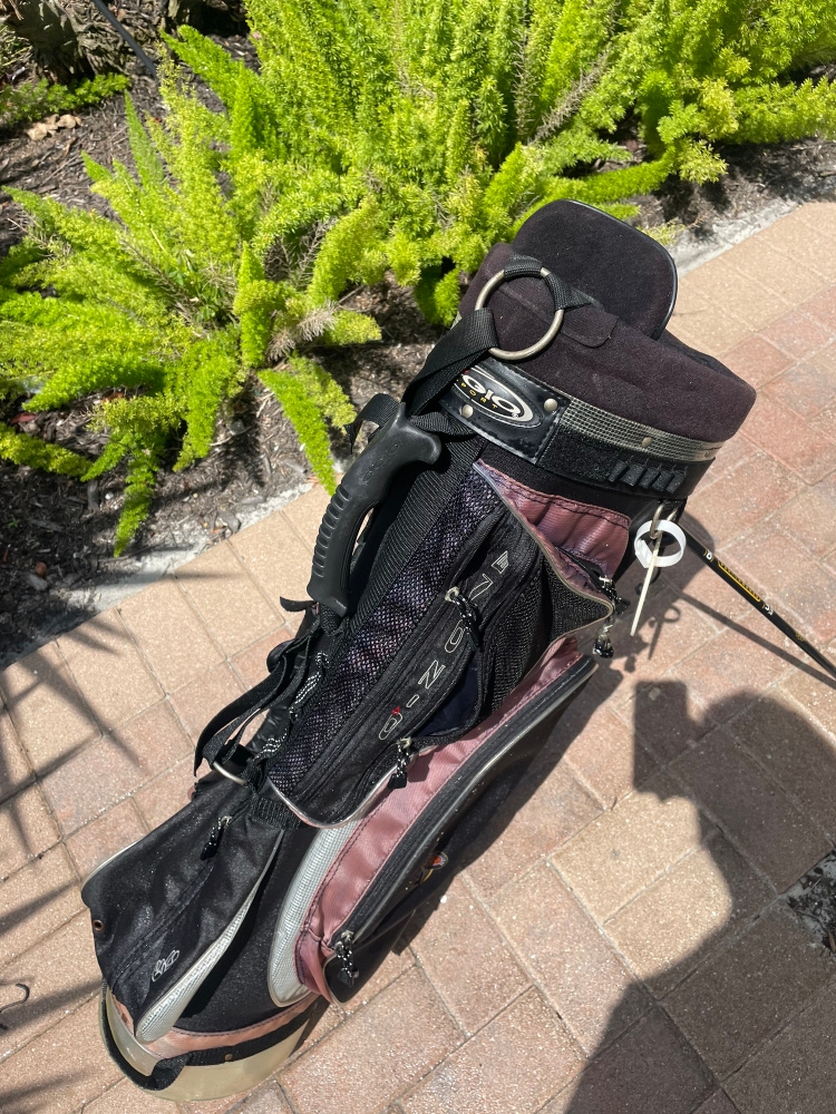Ogio Golf Stand Bag With Shoulder Strap and club dividers .