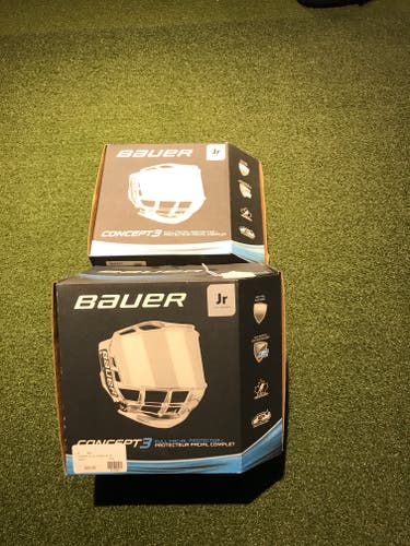 Bauer Concept 3 Full Shield Shield, 1- 84” Waxed Laces And 1- Howies Wax And Tin