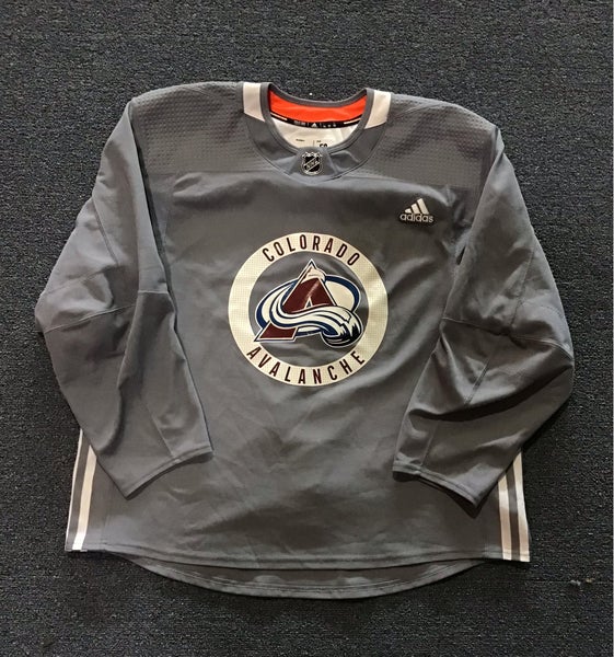 Used Pro Stock Colorado Avalanche Men’s 58 Adidas Practice Jersey