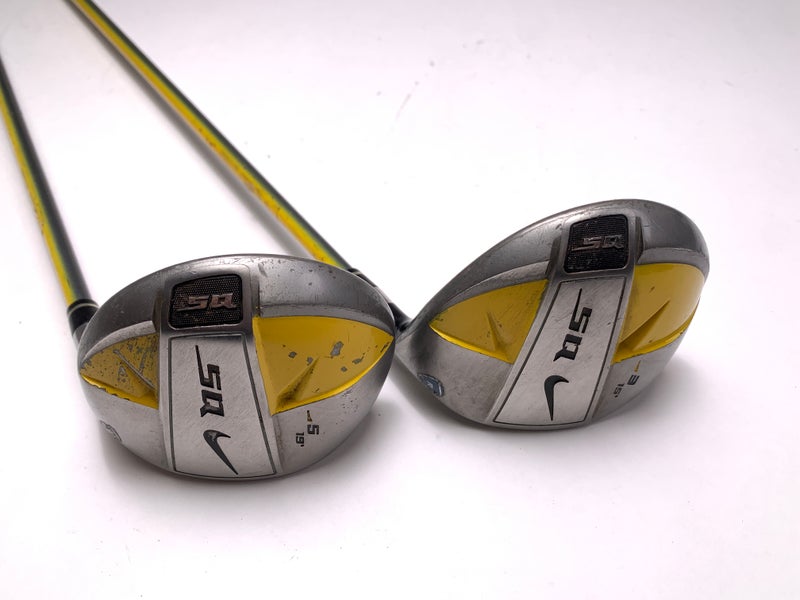 Nike Sasquatch 3&5 Fairway Wood Set 15* 19* Mitsubishi Rayon Diamana Regular RH