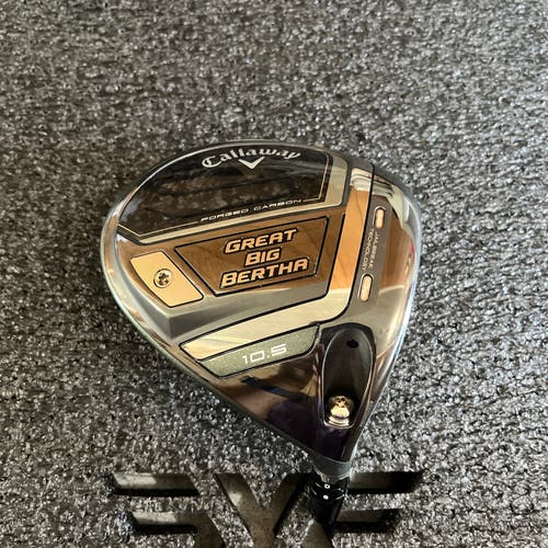 Callaway Great Big Bertha forged Carbon 10.5° Head & Cover Lightly Used